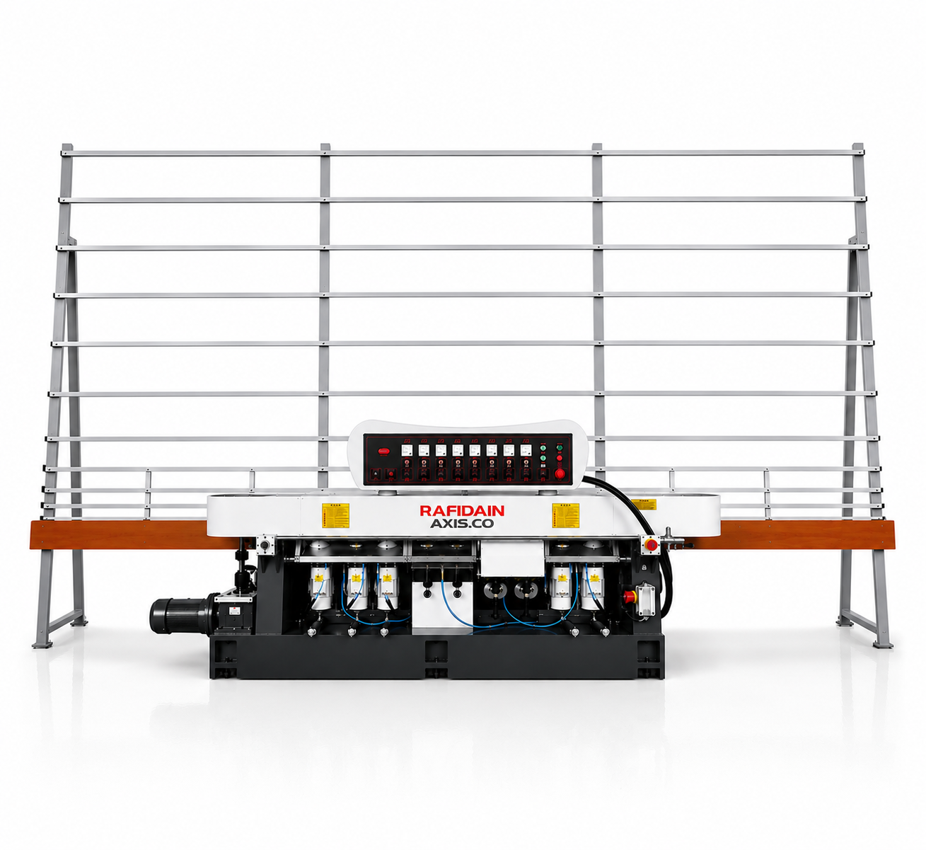 Straight-edge glass grinding machine